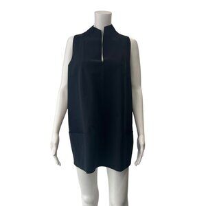 $295 NWT Maria Pinto Black Tunic Blouse Catia Tank Top size XL